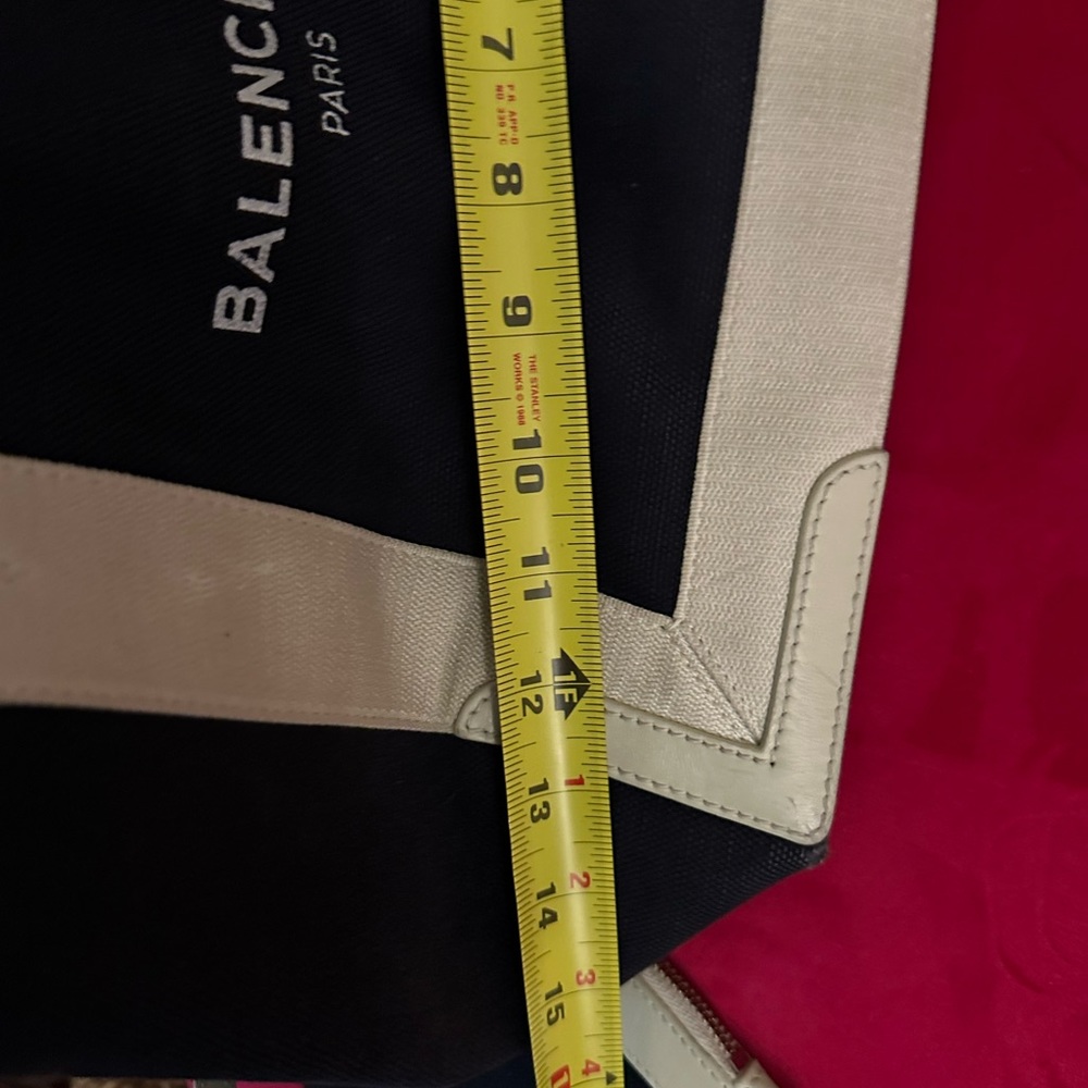Balenciaga Small Navy Cabas Tote. - Picture 4 of 11